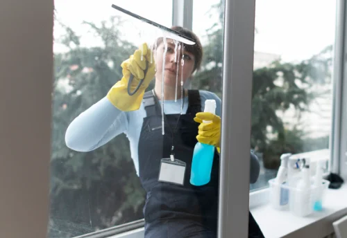 Nettoyage de vitres intérieures et extérieures à Saint-Paul-en-Pareds